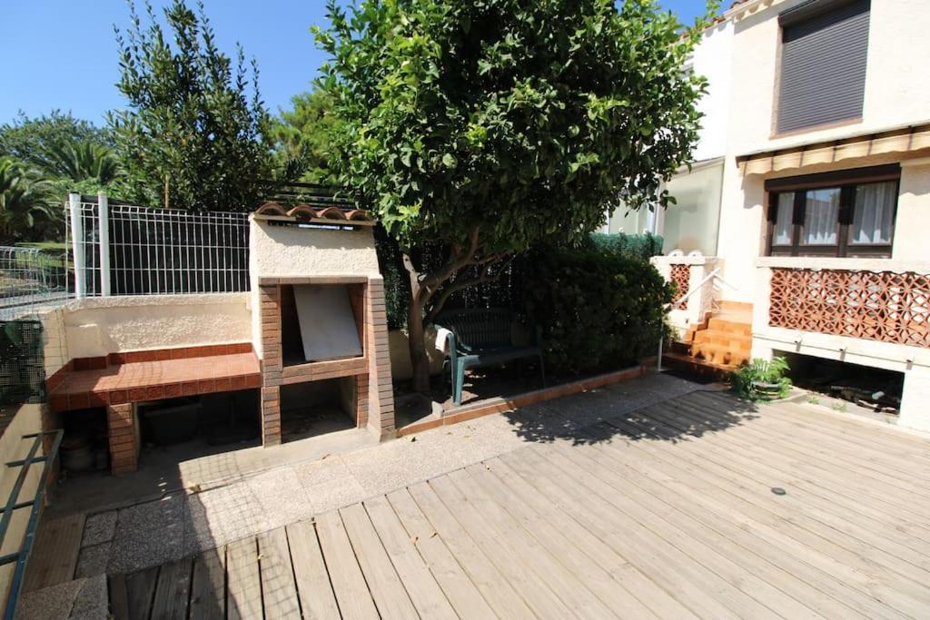 Grande Maison 3 Chambres - Jardin, Terrasse Et Parking - Bord De Mer Torreilles Ngoại thất bức ảnh
